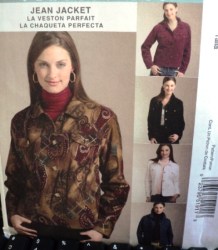 5191 PALMER PLETSCH POCKET PRINCESS JEAN JACKET PATTERN 8-22